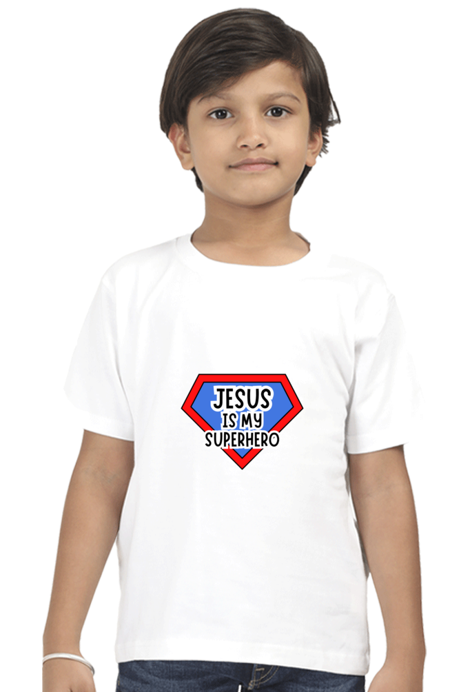 Jesus and superheroes t shirt on sale