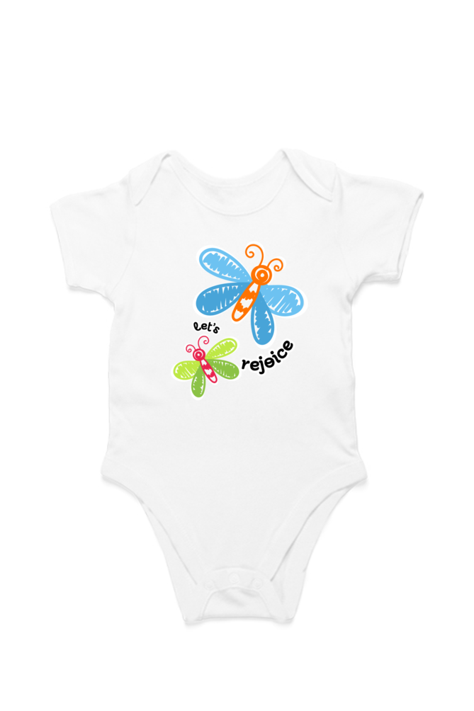 Baby Romper - Let's rejoice - Front print