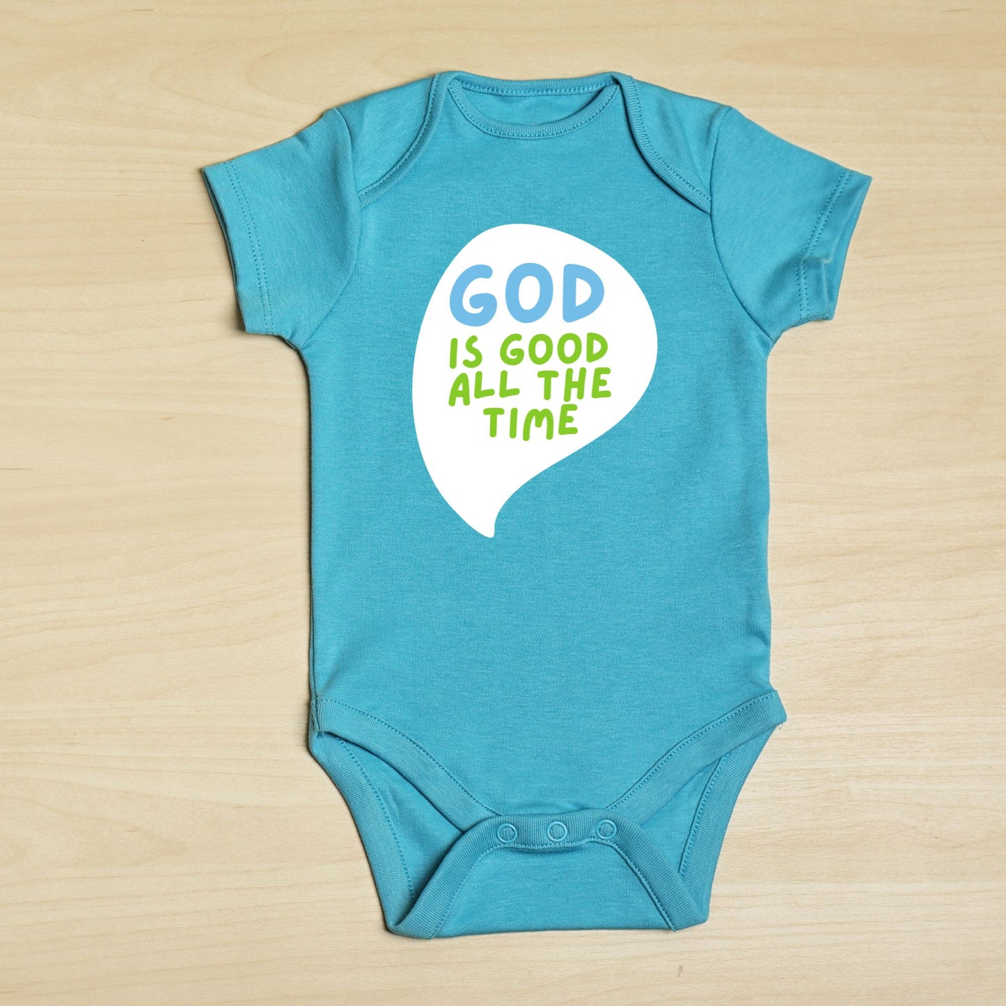 Baby Romper - God is Good - Front & back print