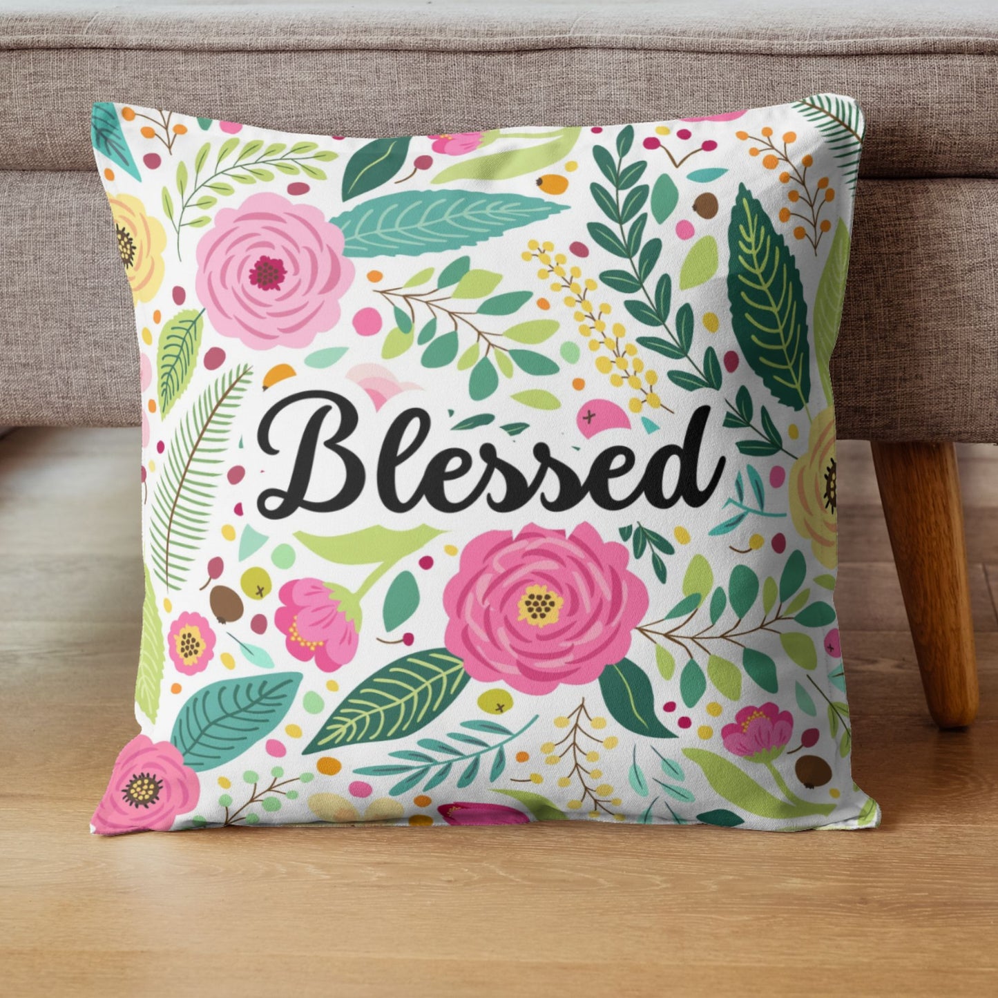 Cushion cover - Blessed - Floral - Single