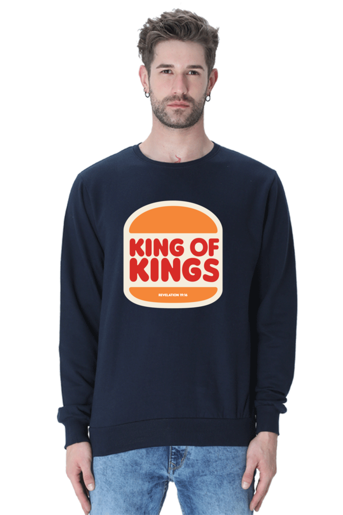 Sweatshirt - King of Kings | Burger King Parody - Men