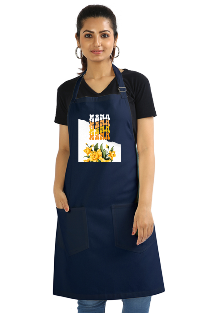 Apron for Mom - Mama - Yellow Floral