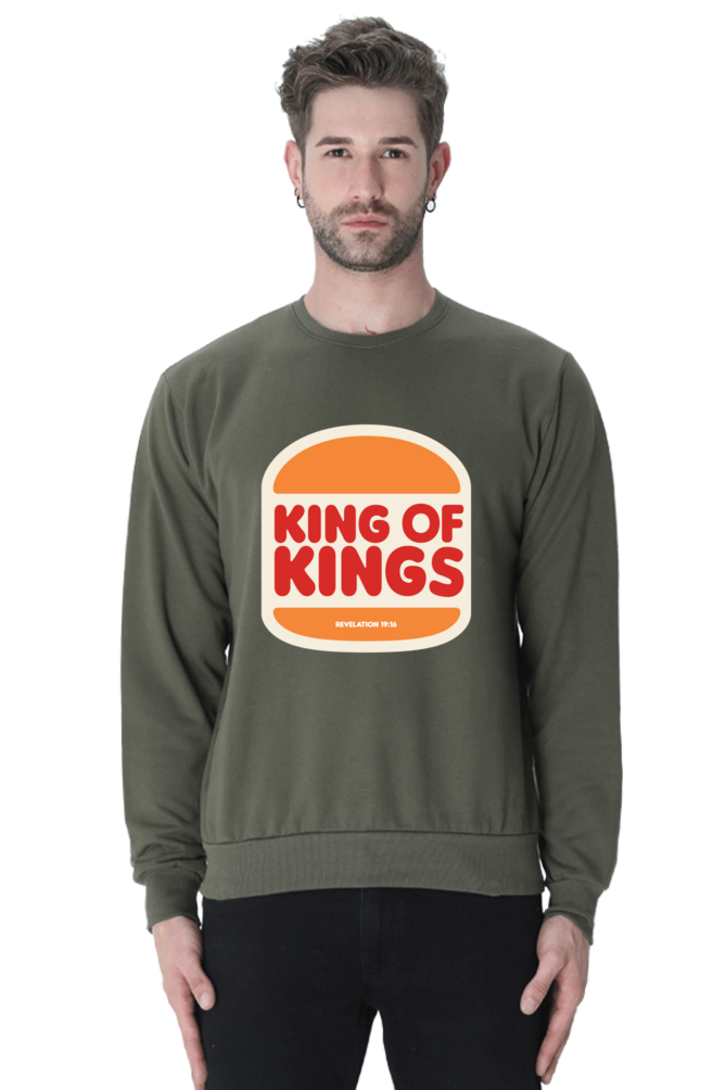 Sweatshirt - King of Kings | Burger King Parody - Men