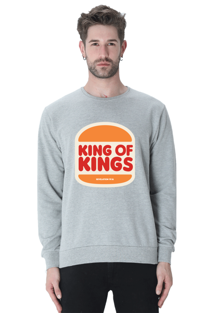 Sweatshirt - King of Kings | Burger King Parody - Men