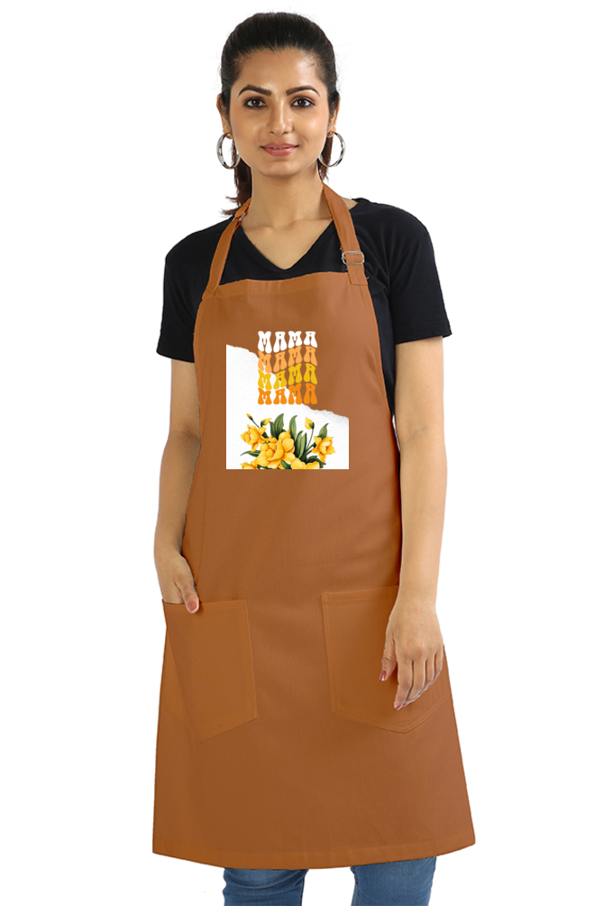 Apron for Mom - Mama - Yellow Floral