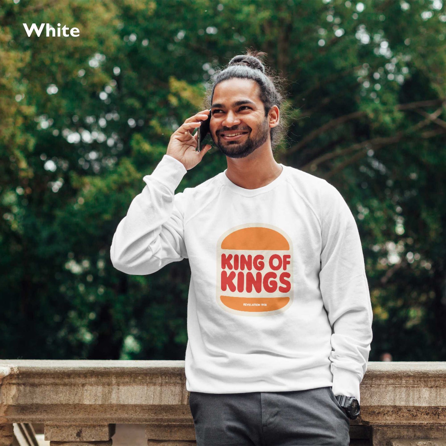 Sweatshirt - King of Kings | Burger King Parody - Men