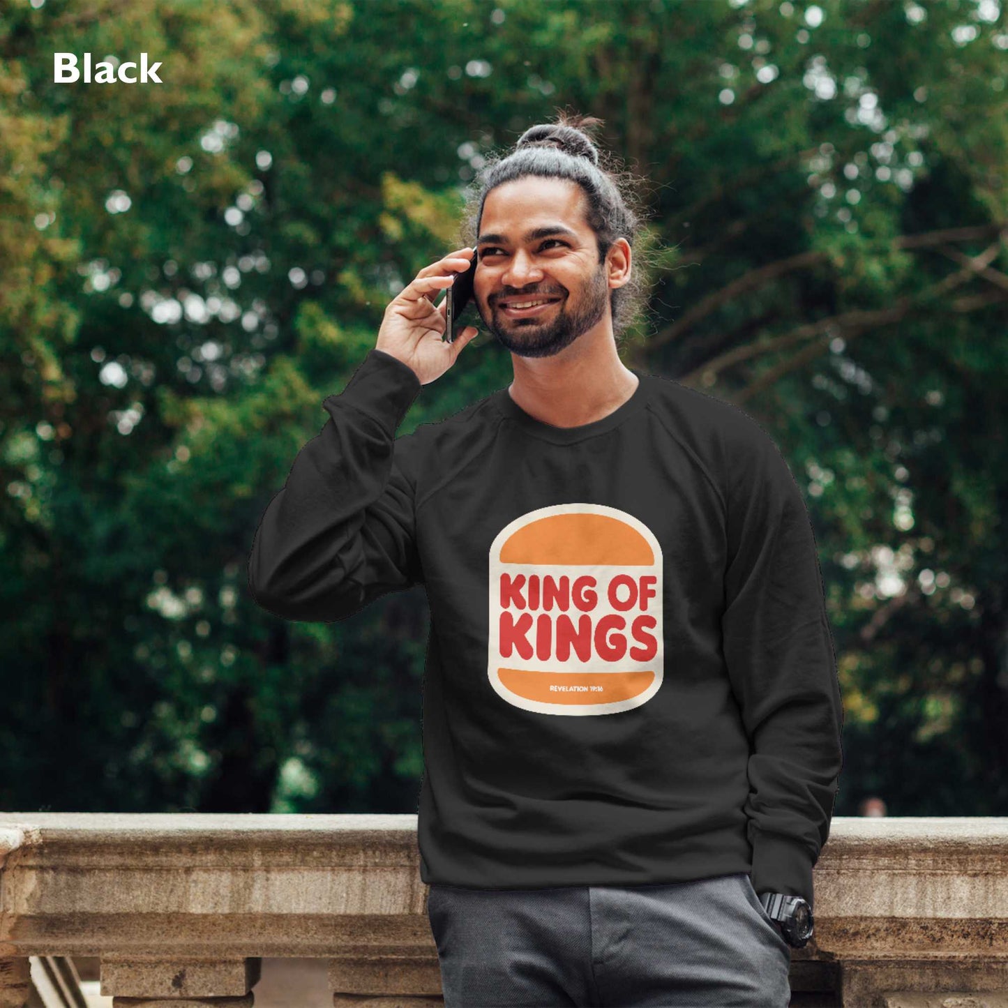 Sweatshirt - King of Kings | Burger King Parody - Men