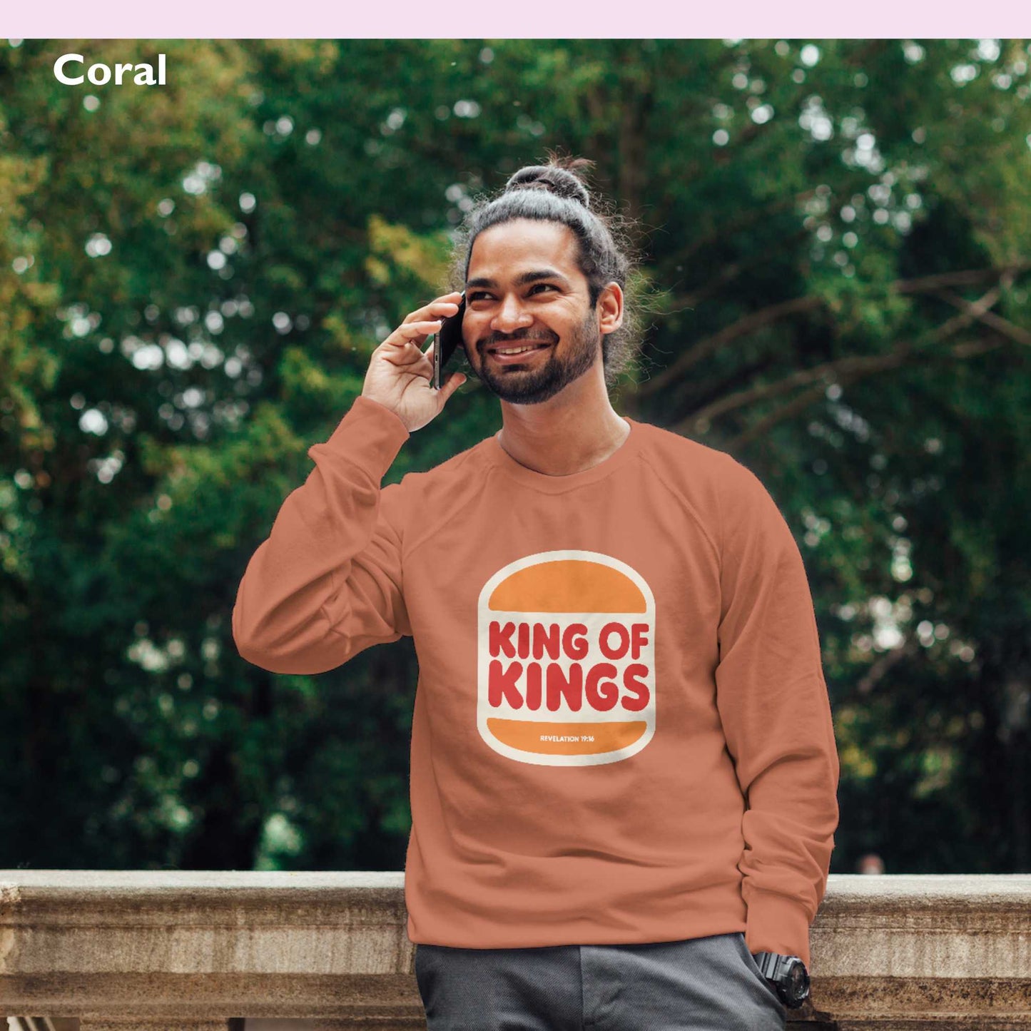 Sweatshirt - King of Kings | Burger King Parody - Men