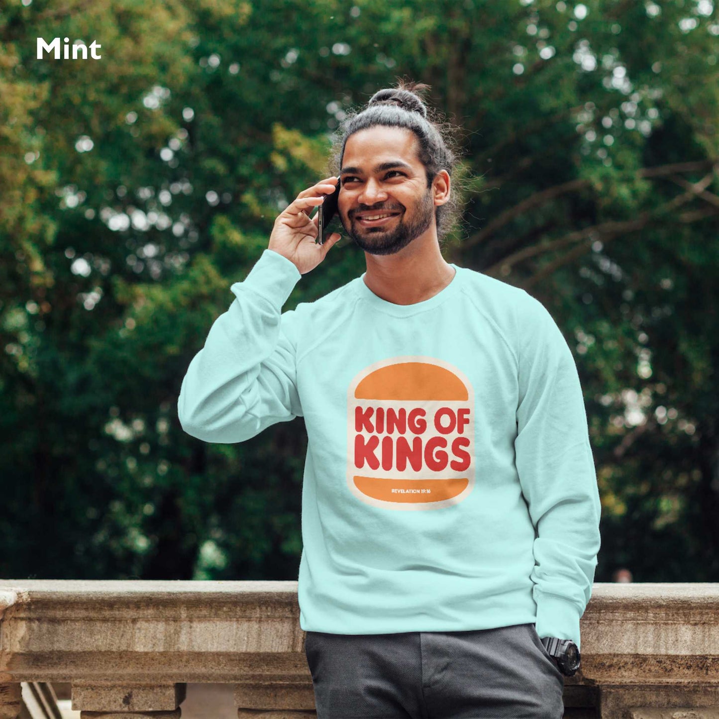 Sweatshirt - King of Kings | Burger King Parody - Men