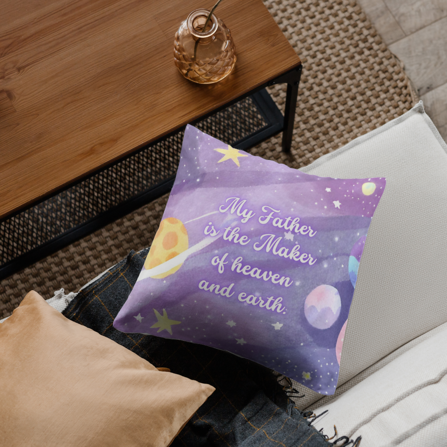 Cushion cover | My Father is the maker of heaven and earth