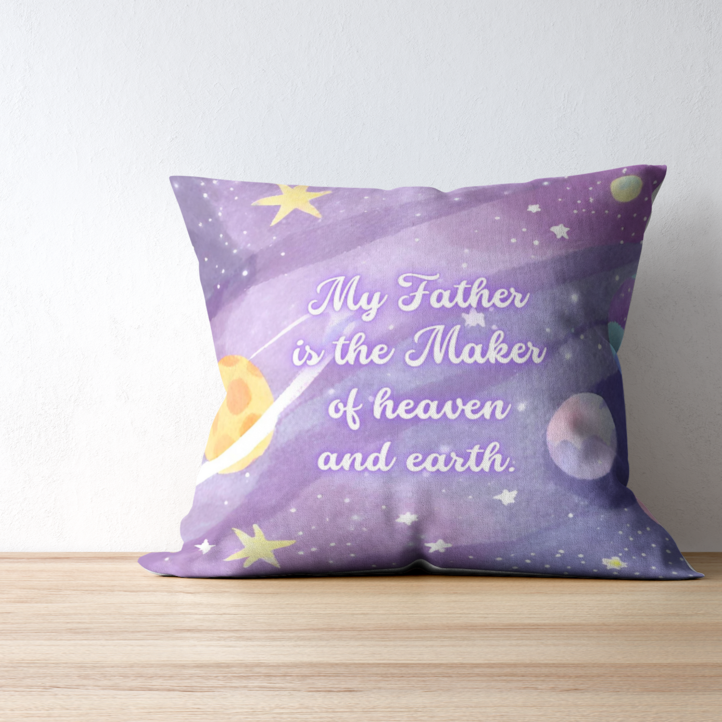 Cushion cover | My Father is the maker of heaven and earth