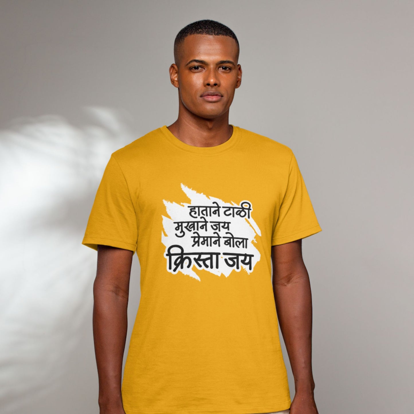 Tshirt|Men|Marathi print|Krista Jay