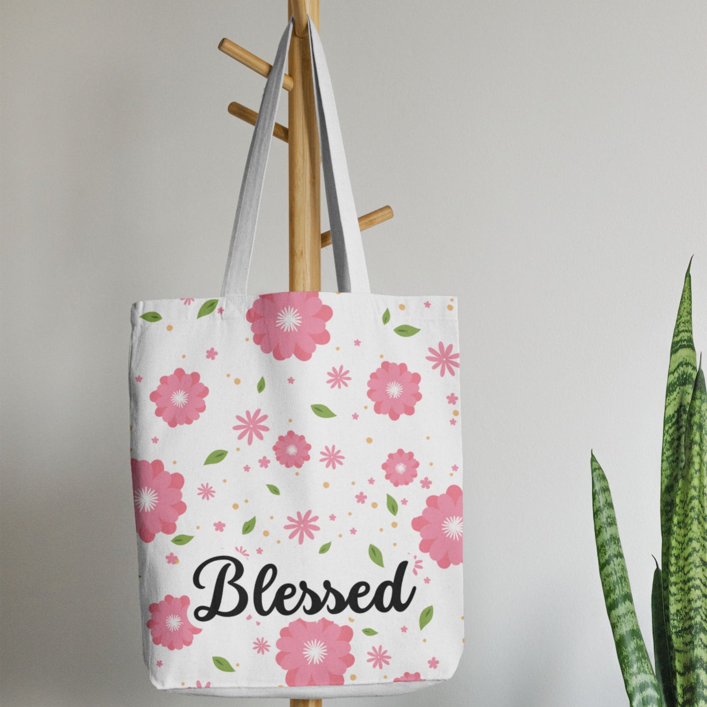 Tote bag - Cherry blossom - Blessed - All Over Print